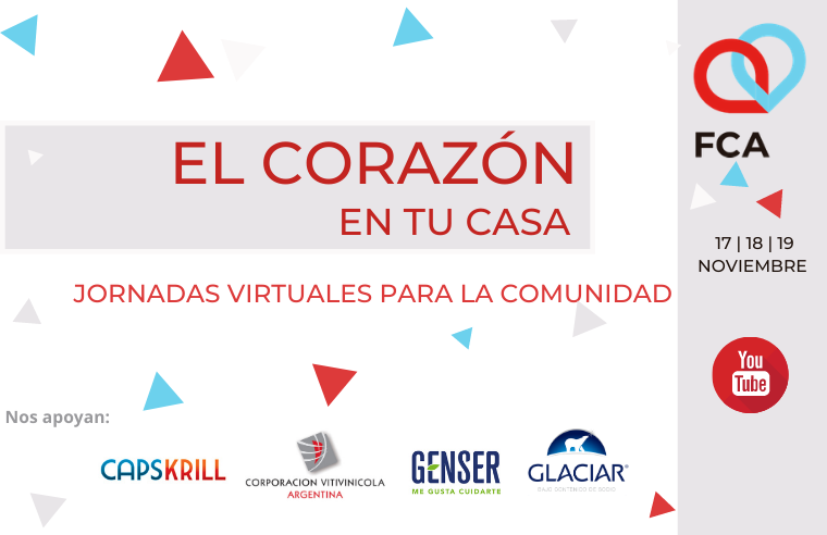 Jornadas Virtuales EL CORAZÓN EN TU CASA Noticias Fundación